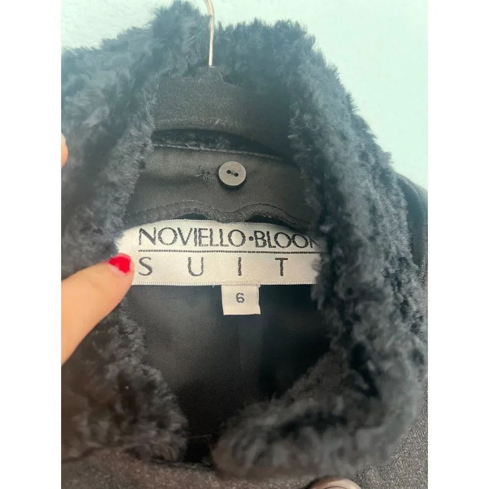 Vintage Noviello bloom suit jacket‎ size 6 - Picture 5 of 7